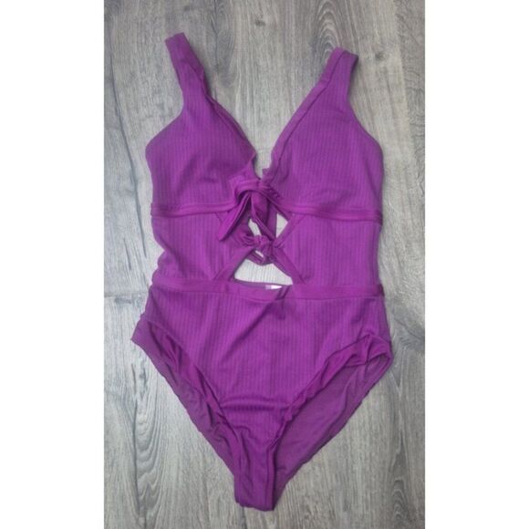 Sandflower Strappy Criss-cross One-piece Bathingsuit Swimsuit Women's Size XL - Picture 1 of 4